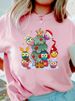 European And American Cross-border Foreign Trade Women's Clothing Christmas Merry Round Neck Printed Ladies Short Sleeve_ecoleips.com