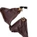 New 2025 One Shoulder Swimsuit for Women Sexy One Piece Solid Color Bikini European American Style with Metal Buckle_ecoleips.com