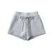 Women's Clothing Low Waist Sexy Air Layer Casual Shorts Women's Drawstring Loose Sports A Line Hot Pants_ecoleips.com