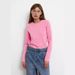 Cotton 2025 Spring New Women's Fashion Leisure Versatile Commuter Hoodie Round Neck Long Sleeve T-shirt_ecoleips.com