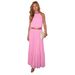 2026 Spring New European American Women's Fashion Sexy Hollow Pleated Halter Top And Stylish Skirt Set For Women_ecoleips.com