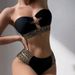 Verve 2025 New Two-Piece Swimsuit For Women Ins Style Sexy Hollow Beach Bikini_ecoleips.com