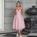 Women’s Clothing Spring And Summer New Trend Waist Suspender Slim Pure Color V Neck Light Luxury Banquet Dress Women_ecoleips.com