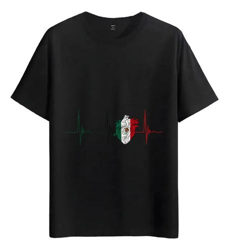 Women's T-Shirts Tshirt Muscle Freaks Heartbeat Estilo Mexico Playera_ecoleips.com
