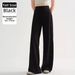 Women's Quick Drying Wide Leg Yoga Pants Outdoor Pilates Training Elastic Waistband Loose Drawstring Sportswear_ecoleips.com