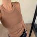 Solid Basic Tank Soft Top For Women Summer Outfits Tight Sexy Round Neck Tank Top Knitted Bottom Shirt Sleeveless Top Outerwear_ecoleips.com
