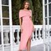 Women's Clothing Ins Fashion Sexy Tube Top Short Sleeve Irregular Dress For Women_ecoleips.com