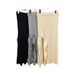 Women's Rose Patterned A-Line Skirt High Waisted Slimming Mid-Length Knitted Autumn/Winter New Style_ecoleips.com