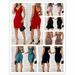Women's Clothing Spring And Summer Hot Women's Wear Deep V Sexy Nightclub Hot Girl Hip Skirt Backless Slit Dress_ecoleips.com