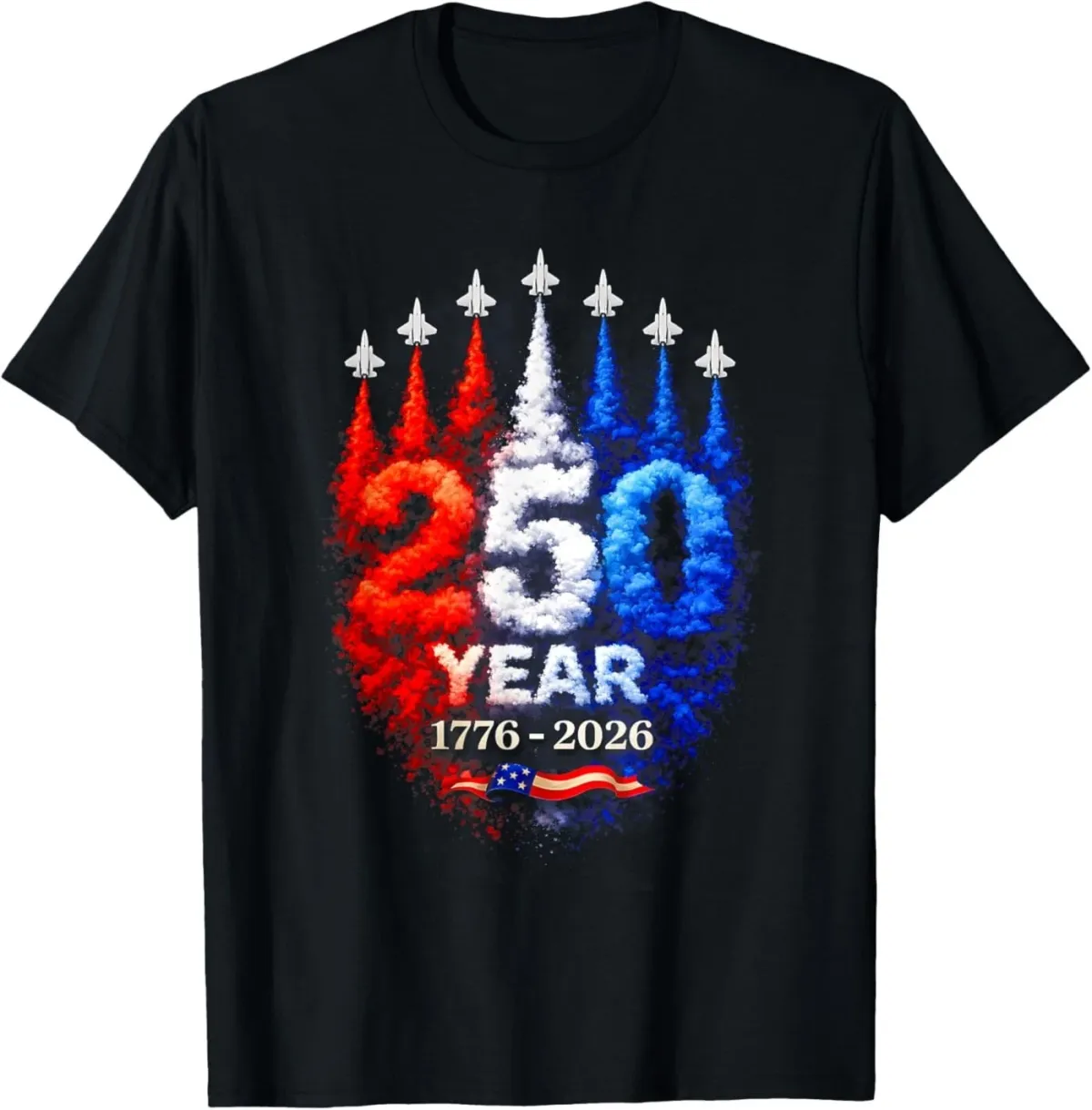 Women's T-Shirts 250th Anniversary USA Patriotic 250 Years American 4th July T-Shirt_ecoleips.com