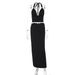 Women's Clothing 2025 Summer New Fashion Sexy Backless Tie-Up Tube Top Slim-Fit Skirt Set Wholesale_ecoleips.com
