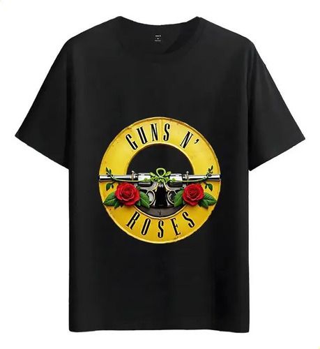 Women's T-Shirts Tshirt Muscle Freaks N Roses Estilo Rock And Roll Guns_ecoleips.com