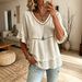 2026 European American Cross-border Spring And Summer New Elegant Casual V-neck Solid Color Short-sleeve Women's_ecoleips.com