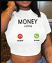 New Cross Border Belly Button T Shirt With Print Short Sleeves_ecoleips.com