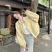 Creamy Yellow Workwear-style Trench Coat For Women, Spring Autumn 2026 New Model, Youthful Design, Unique And Exquisite,_ecoleips.com