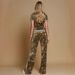 Women's Knitted Summer T-Shirt Set Popular Export Top And Bottoms Ensemble Best Selling Fashion_ecoleips.com
