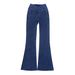 Women's Clothing Flared Pants Pocket Fitness Yoga Pants Quick Drying Female Peach Butt Wear Sports Trousers_ecoleips.com