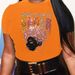 Summer European And American Cross-border Foreign Trade Plus-size T-shirt, Round-neck Casual Loose-fitting Short-sleeve_ecoleips.com
