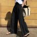 Women's Clothing Wide Leg Pants Fashion High Waisted Street Style High-Waisted Wide-Leg Pants – Cotton Linen Casual Trousers For Women (S-5XL)_ecoleips.com