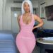 Women's Clothing New Fashion Elastic Sexy U Neck Sleeveless Slim Temperament Skirt In Stock_ecoleips.com