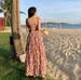 Sexy Backless Flounce Skirt Design Beach Vacation Long Dress Oversized Cake Style Women's Strapless Gown Summer Commute Dress_ecoleips.com