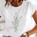 European And American Cross-border Foreign Trade Wholesale Women's Floral Round-neck Plus-size Short-sleeve T-shirt Tops_ecoleips.com