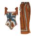 Women's Clothing Two Piece Skirt Multi Color Print Sexy Bikini Set_ecoleips.com
