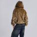 Faux Fur Zip-Up Jacket With Metal Buckles Oversized Streetwear Coat Hooded Winter Outerwear For Women_ecoleips.com