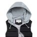 K New Candy Color Cotton Vest; Plus Size Women's Hooded Cotton Vest._ecoleips.com