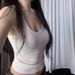 2023 New Cross-Border Sexy Fashion Solid Color Personalized Slim-Fit Camisole For Women, Short Pure Desire Style_ecoleips.com