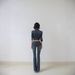 Retro Wide Leg Flared Jeans Blue Low Waisted Slim Fit Washed Distressed Floor Length Trousers for Women Autumn Style_ecoleips.com
