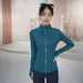 Women's Performance Zip-Up Yoga Jacket - Moisture-Wicking Slim Fit Athletic Top With Stylish Prints For Gym & Lounge_ecoleips.com