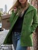 Women's Clothing Elegant Winter Wool Coat For Women - Vintage Style Long Coat With Half High Collar, Multiple Pockets, Slim Fit, Warm & Stylish_ecoleips.com