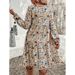 Aria Basics Aria Basics Cross-border European And American Women's Fashion Foreign Trade 2025 New French Elegant Style Printed Lantern_ecoleips.com