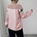 Women's Clothing Cuckoo Style Mesh Splicing Flowers_ecoleips.com