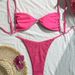 Floral Print Backless Bikini Set – Trendy Two-Piece Swimwear For Women_ecoleips.com
