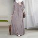 Elegant Flowy Maxi Dress With Ethnic Print - Comfortable Loose Fit Long Sleeve Tunic For Women Versatile Style For Any Occasion_ecoleips.com
