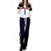 "Women's Stylish Color-Block Tracksuit Set Zip-Up Hoodie & Wide-Leg Pants Casual Autumn Outfit"_ecoleips.com