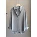 Women's Clothing New Women's Acetate Satin Satin Shirt Korean High-end Design Niche Temperament_ecoleips.com