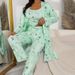 Aria Basics Aria Basics Factory Stock Exclusively For Cross-border Platforms: Home Sleepwear In European American Sizes, Including Robe, Long_ecoleips.com
