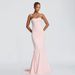 Women's Elegant Long Dress Solid Color Sleeveless Strapless Lace Up Backless Design Summer_ecoleips.com
