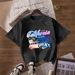 Women's Casual Round Neck Short Sleeve T-Shirt Multi-Color Style Simple Fashionable Sports Top Solid Printed Loose Fit_ecoleips.com