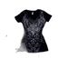 Sexy V Neck Short Sleeve T-Shirt Women's Fashion Print American Slim Fit Gothic Style Top for Wholesale_ecoleips.com