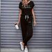 Women's Clothing Color Block Trim Casual Suit Simple Loose Fit Short Sleeved Set Spring Summer Autumn New_ecoleips.com