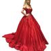 Women's Clothing Ladies New One Shoulder Red Long Temperament Wedding Dress_ecoleips.com