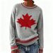 Women's Basic Knit Sweater - Round Neck Casual Pullover (S-XXXXL, Acrylic Blend, All-Season Versatile Top)_ecoleips.com