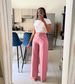 K Women's High Waisted Hanging Straight Leg Wide Leg Casual Pants For All Seasons_ecoleips.com
