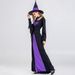 Halloween, Witch Costume, Purple Vampire Witch Costume, Women's Costume Party Performance, Uniform Dress Plus Size Women's Stage Play_ecoleips.com