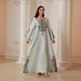 SW2602 Long Robe Turkish Print Dress Ethnic Style Gown For Women Muslim Fashion_ecoleips.com