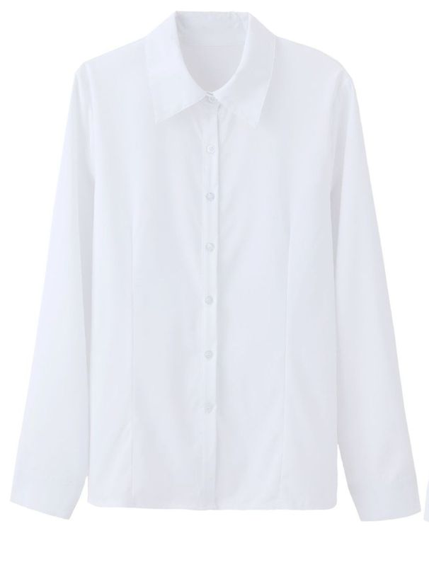 K New Women's Fashion Casual Long Sleeve Button Cardigan Shirt Blouse Female_ecoleips.com